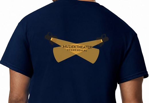 shirt met logo van muziektheater veenendaal