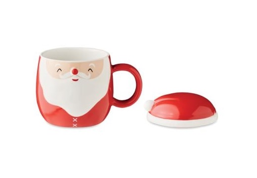 kerstmok met de kerstman erop