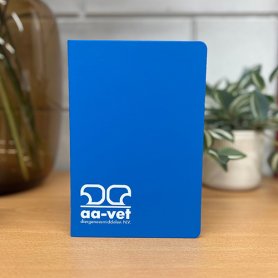Lichtblauw notitieboek