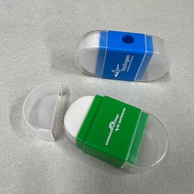 Blauwe en groene puntenslijper