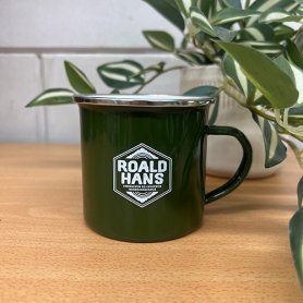 Groene mok met logo